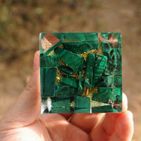 Orgonite "Tree of Life Reborn" in Peridot & Malachite 5