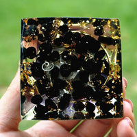 Orgonite "Galaxy" in Amethyst & Black Obsidian 4