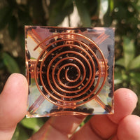 Orgonite "Symbolic Protection" in Obsidian 4