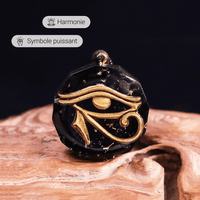 Orgonite Pendant Eye of Horus in Stone Chips 5