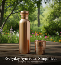 Special Edition Plain Copper Water Bottle | Smooth Matte Finish for Pure Hydration 3