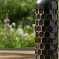 Special Edition Antique Black Diamond-Cut Copper Water Bottle | Vintage Heritage Collection TAMRA EST1956 2